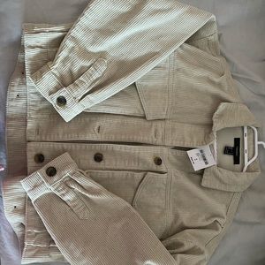 Corduroy cream shaket